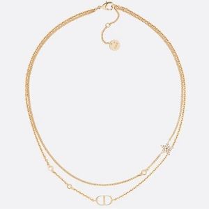 DIOR Petit CD Double Necklace